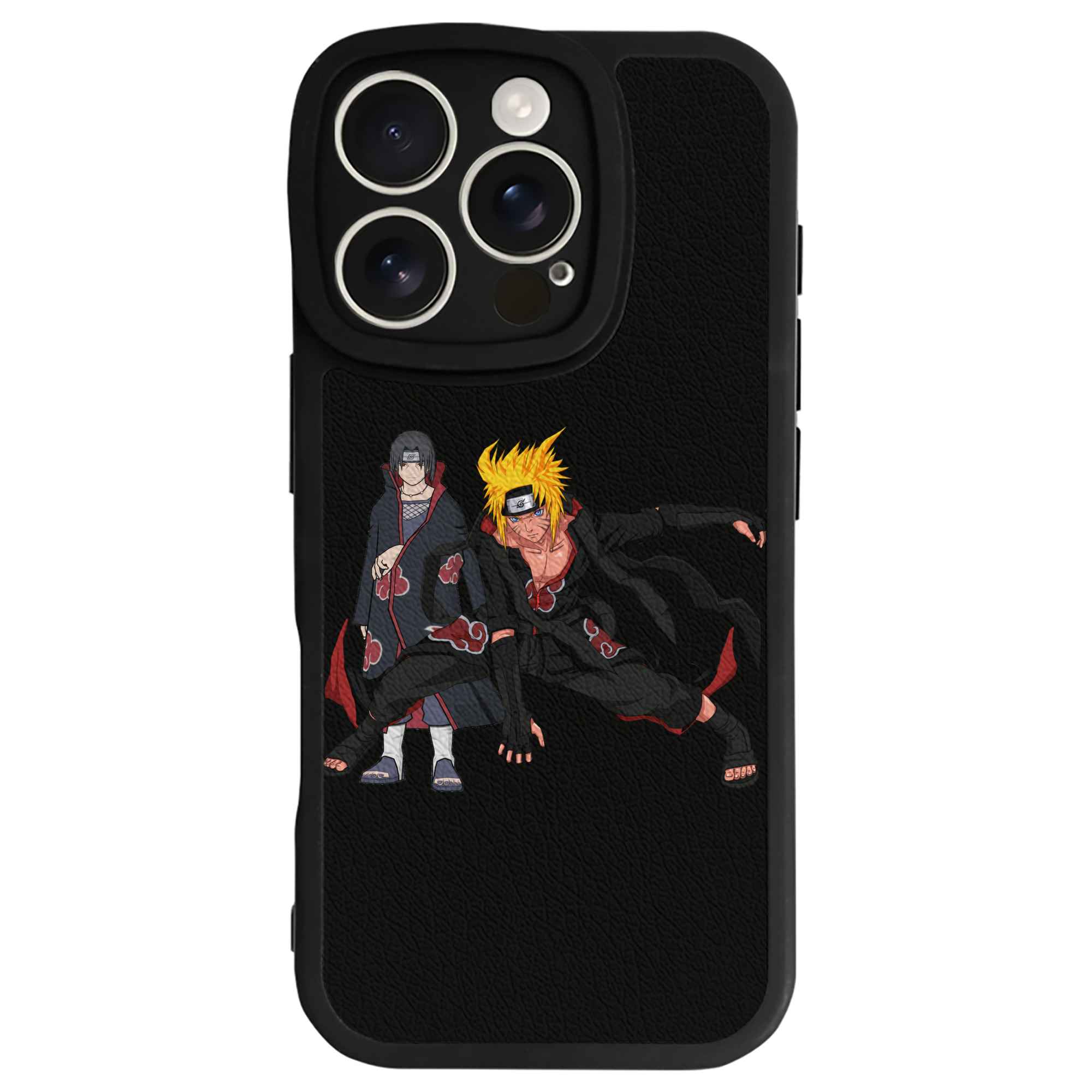 （画像用） NARUTO -ナルト- うずまき ナルト Uzumaki Naruto 【iPhone 16シリーズ対応】シリコンスマホケース（レザー調） 材質：シリコン